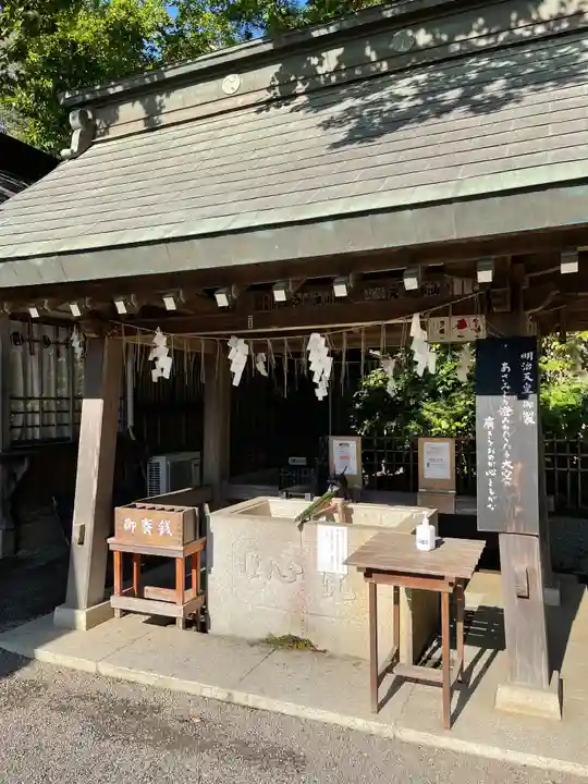 水戸八幡宮の手水舎