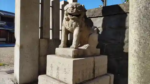 野田恵美須神社の狛犬