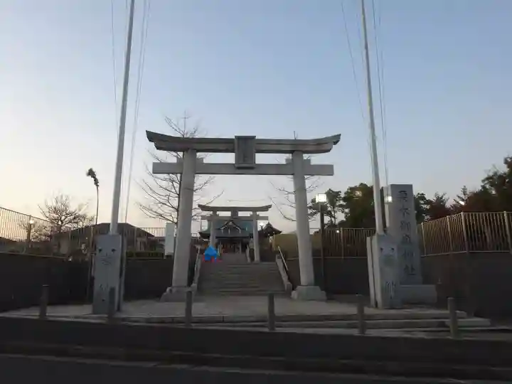 栗木御嶽神社の鳥居