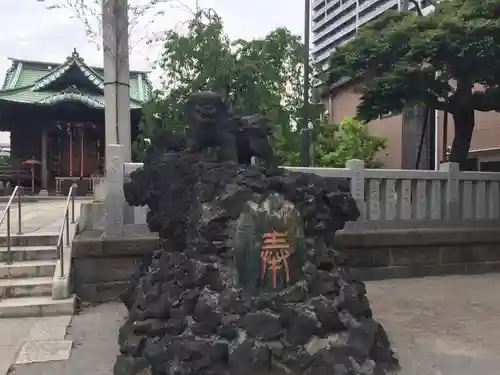 胡録神社の狛犬