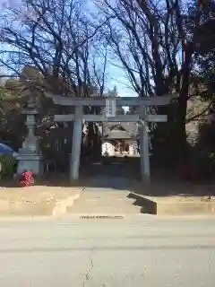 長柄神社の鳥居