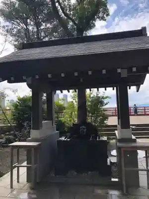 多摩川浅間神社の手水舎