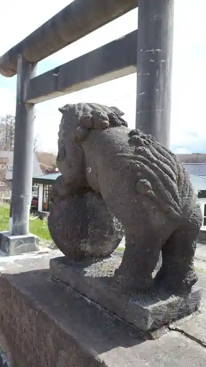 早来神社の狛犬