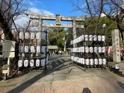 若宮八幡社の鳥居