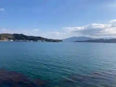中厳前神社の周辺