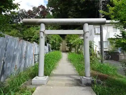 下谷戸神明社の鳥居