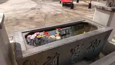 越谷香取神社の手水舎