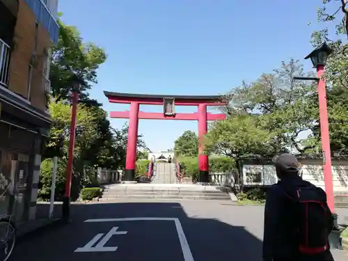 亀戸天神社の鳥居