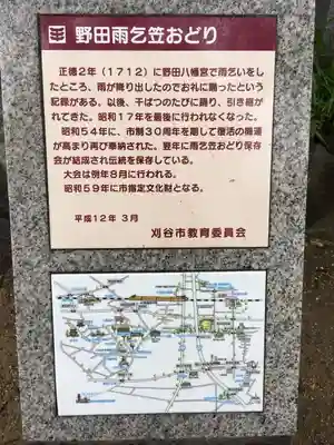 野田八幡宮の歴史