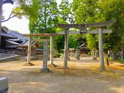 八劔神社(西端八劔神社)の鳥居