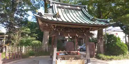 越ヶ谷久伊豆神社の手水