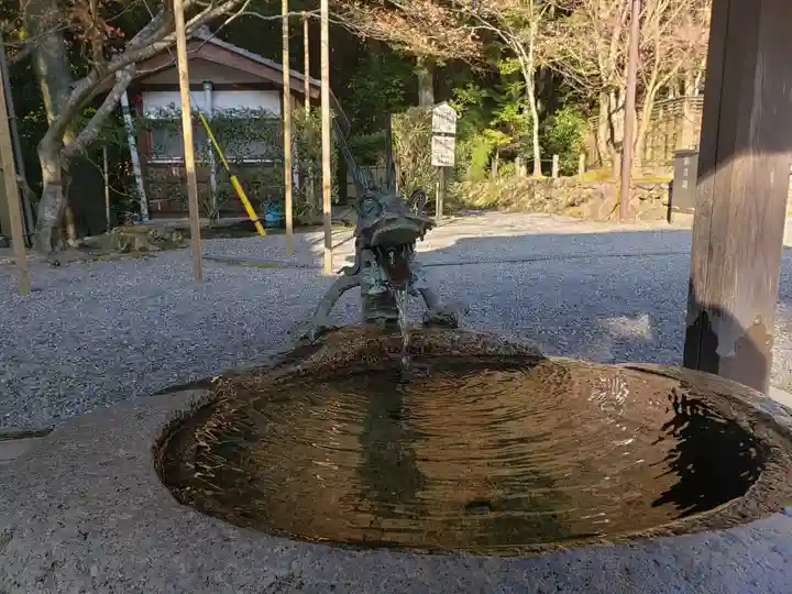 西明寺の手水舎