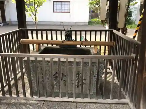 豊平神社の手水