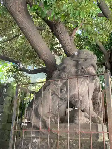 御田八幡神社の狛犬