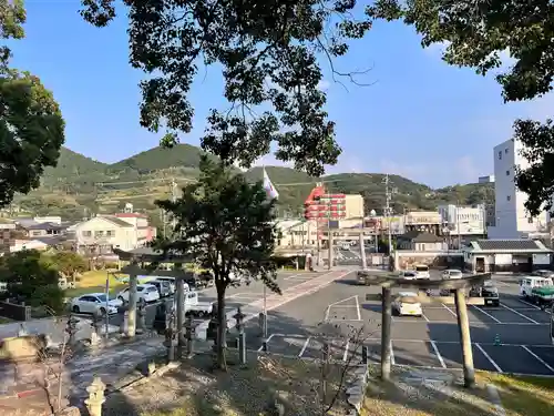 厳原八幡宮神社の景色