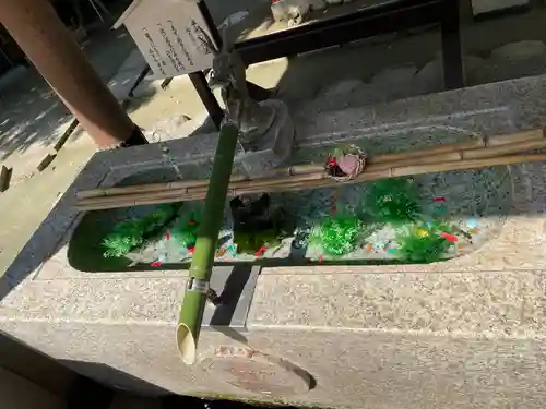 新田神社の手水舎