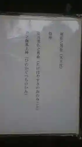 須佐之男社の歴史