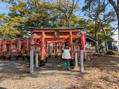 白王稲荷神社の鳥居