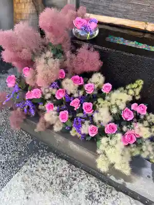 上尾御嶽神社の手水舎