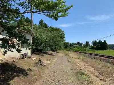 神社（名称不明）の周辺