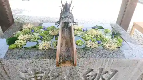 川越八幡宮の手水