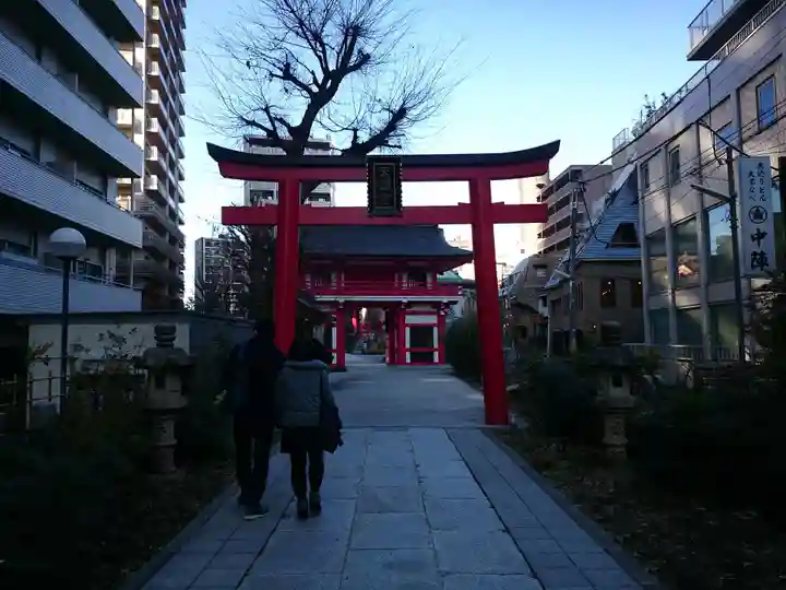 成子天神社の鳥居