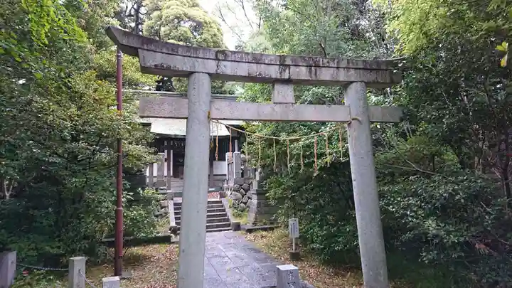 忍 諏訪神社・東照宮 の鳥居