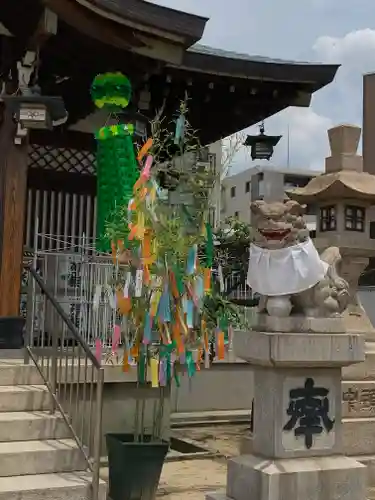 打出天神社の狛犬