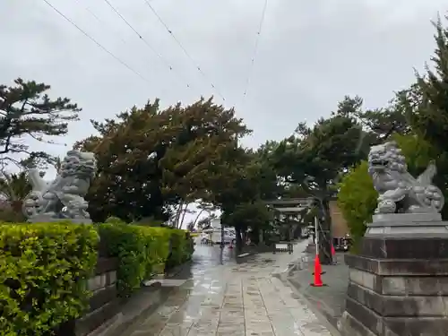 森戸大明神（森戸神社）の狛犬