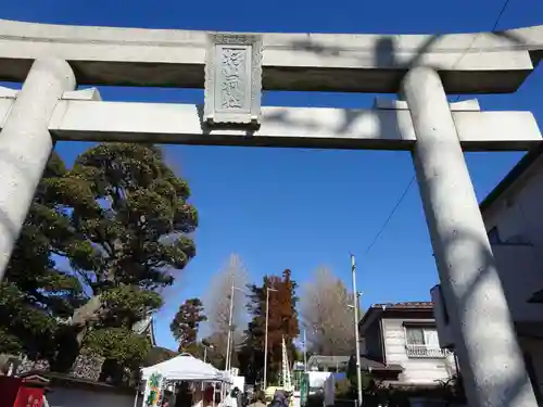 中山杉山神社の鳥居