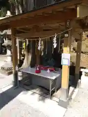 中之嶽神社の手水