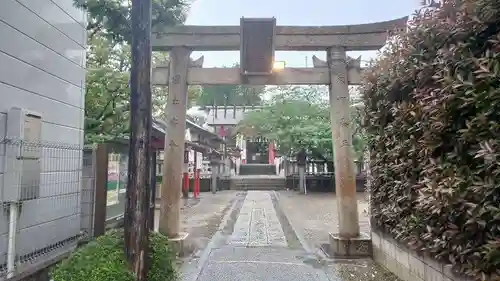 元郷氷川神社の鳥居