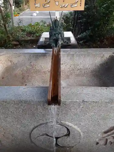 鷺宮八幡神社の手水舎