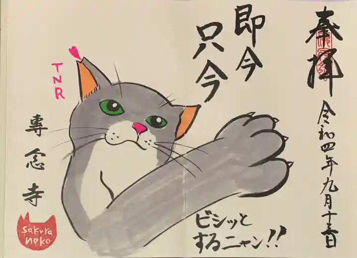 専念寺の御朱印