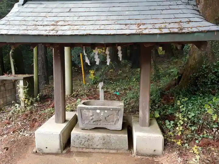 村檜神社の手水舎