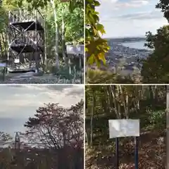 虻田神社の景色