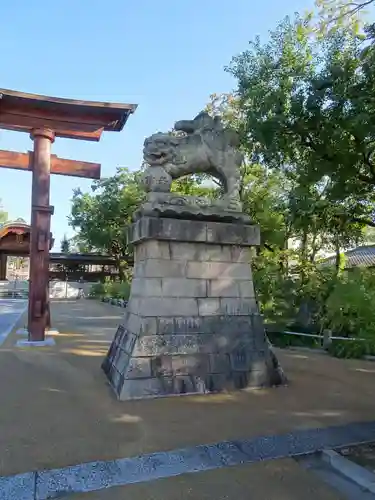 饒津神社の狛犬