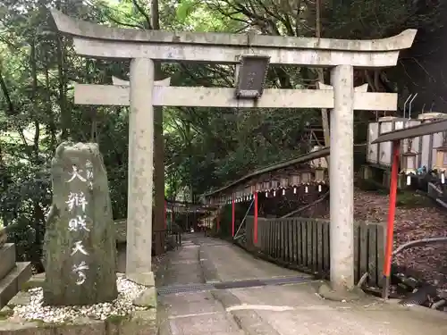 無動寺（延暦寺塔頭）の鳥居