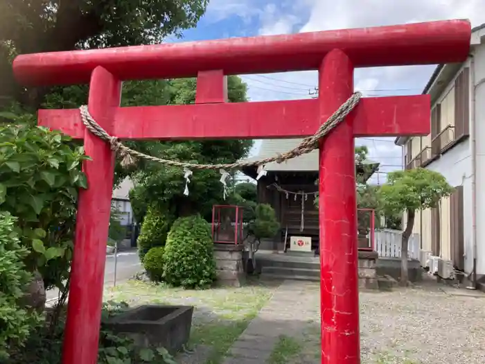 汐留稲荷神社の鳥居