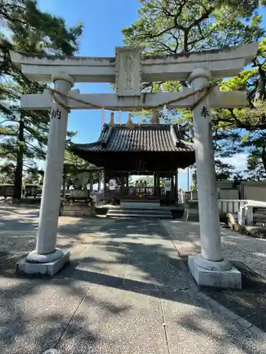 八百富神社の鳥居