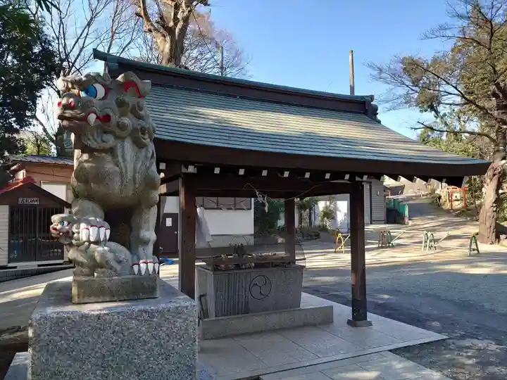 馬絹神社の手水舎