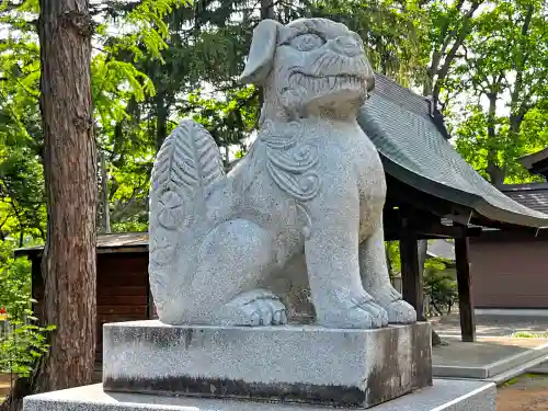 鷹栖神社の狛犬