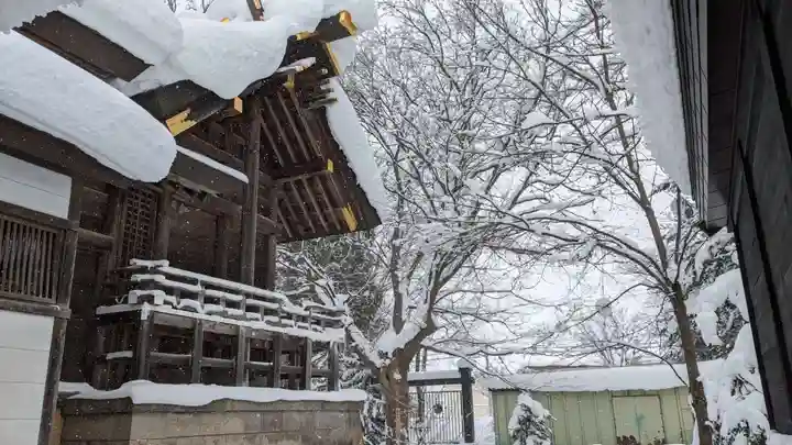 比布神社の自然
