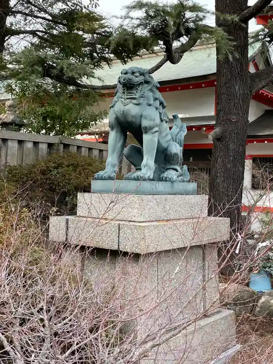 道意神社の狛犬