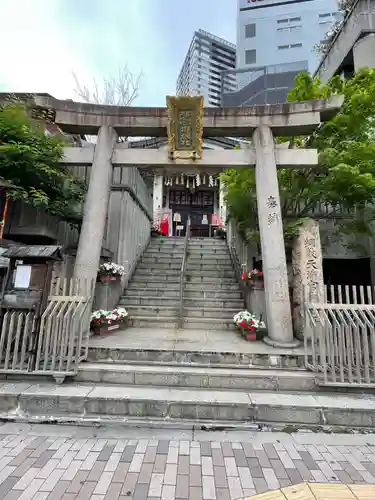 綱敷天神社御旅社の鳥居