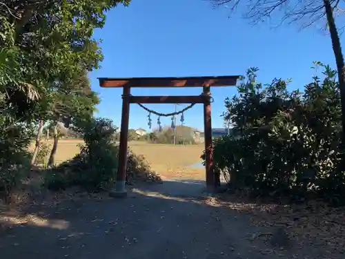 神明神社の鳥居