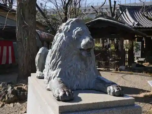 三囲神社の狛犬