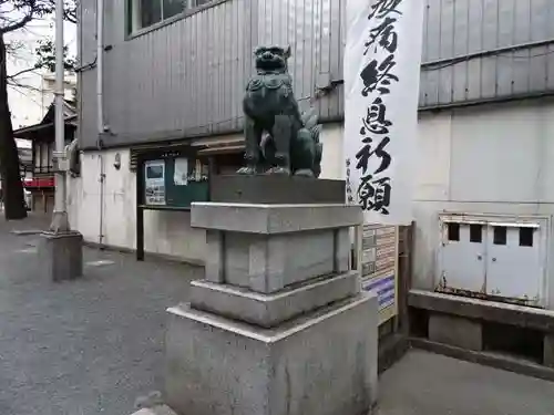 小梳神社の狛犬