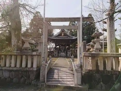 神明神社の鳥居