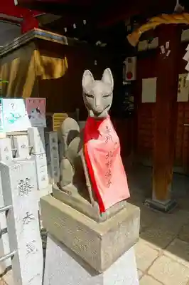 露天神社（お初天神）の狛犬